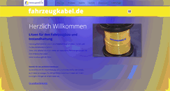 Desktop Screenshot of fahrzeugkabel.de